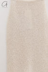 SWAYING 24 Autumn and Winter Thick Seamless Straight Skirt SW-SW24AW3B02-BAI White